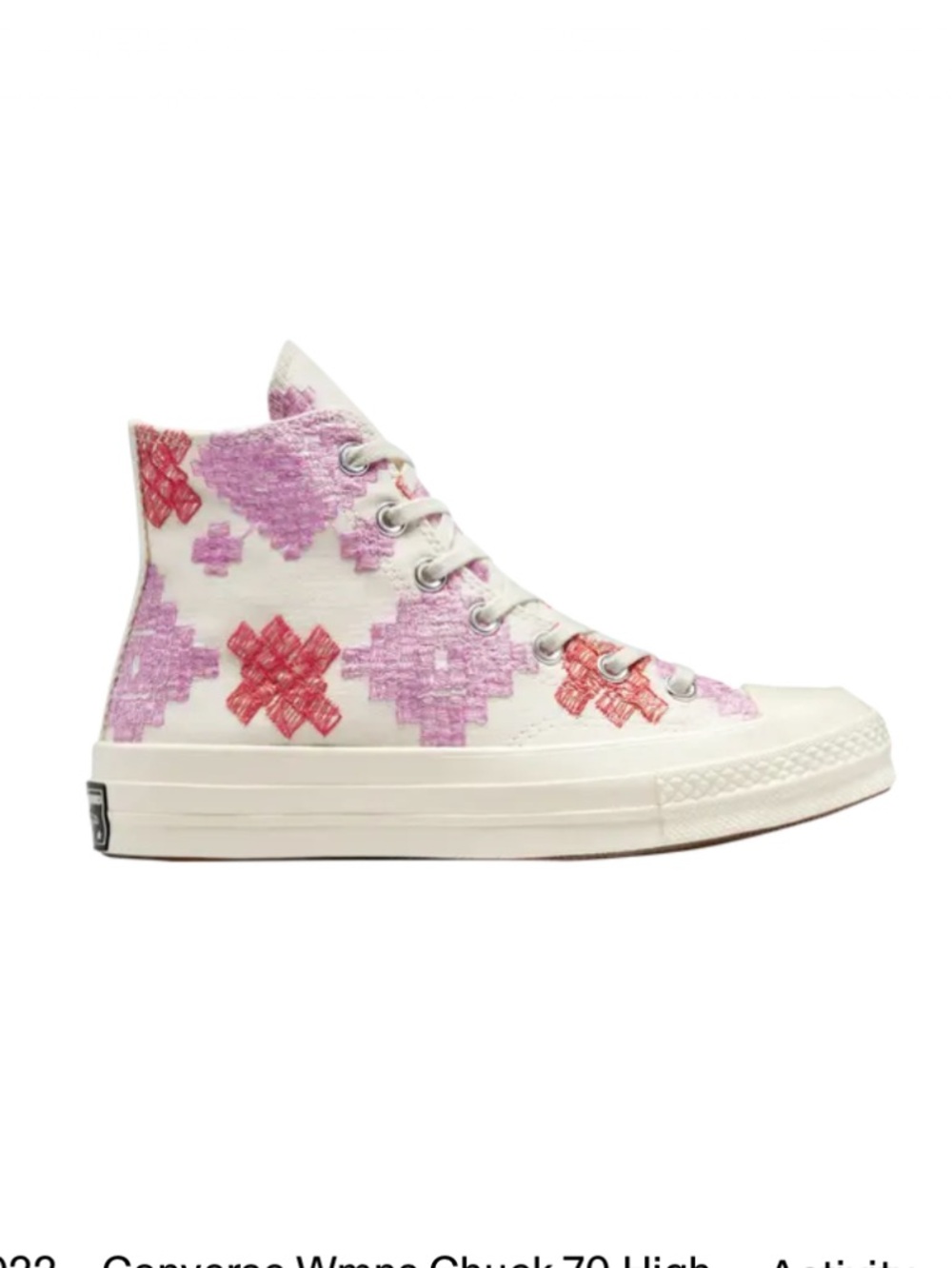 Converse Chuck 70 High Top Bright Embroidery Sneakers Streetwear Barbicore 10.5